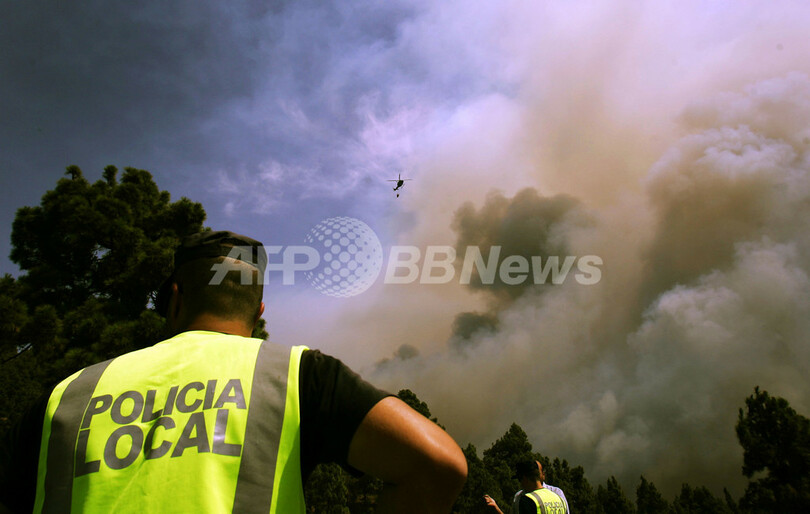 ラ パルマ島でも山火事 スペイン各地で山火事続く 写真8枚 国際ニュース Afpbb News