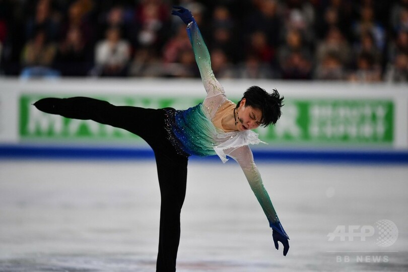 羽生がFS歴代最高得点で逆転優勝、宇野は銀 世界フィギュア
