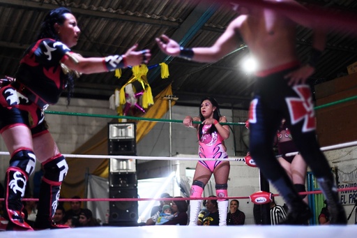 最終値下げ 海外女子プロレスラー カサンドラ ルチャレスラー リング ...