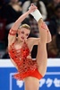 フィギュアスケート世界選手権、女子シングル・ショートプログラム（SP）。演技に臨むベルギーのルナ・ヘンドリックス（2024年3月20日撮影）。(c)Geoff Robins / AFP