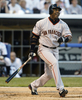 第74回MLBオールスターゲーム（74All-Star game）に臨むボンズ（2003年6月15日撮影）。(c)AFP/Jeff HAYNES