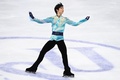 フィギュアスケート世界選手権、男子シングル・フリースケーティング（FS）。演技に臨む羽生結弦（2021年3月27日撮影）。(c)Jonathan NACKSTRAND / AFP