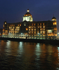 インド・ムンバイ（Mumbai）で営業を再開した、同時襲撃事件の舞台となったタージマハルホテル（Taj Mahal Hotel、2008年12月21日撮影）。(c)AFP/Sajjad HUSSAIN