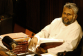 スリランカのコロンボ（Colombo）で、国会に出席したダグラス・デワナンダ（Douglas Devananda）福祉・社会開発相（2007年11月8日撮影）。(c)AFP/Sanka VIDANAGAMA