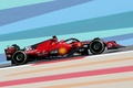 23F1開幕戦バーレーンGPのフリー走行1回目に臨むフェラーリのシャルル・ルクレール（2023年3月3日撮影）。(c)Giuseppe CACACE / AFP