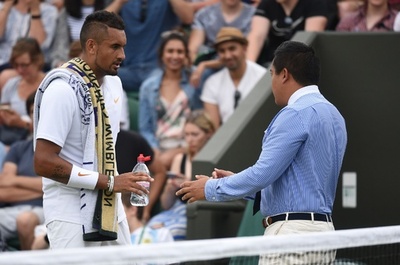 キリオス、悪態ついて反則取られるも勝利 3回戦で錦織と対戦