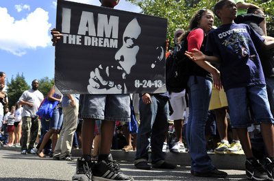 「私には夢がある」 キング牧師の演説から50年、米首都で集会