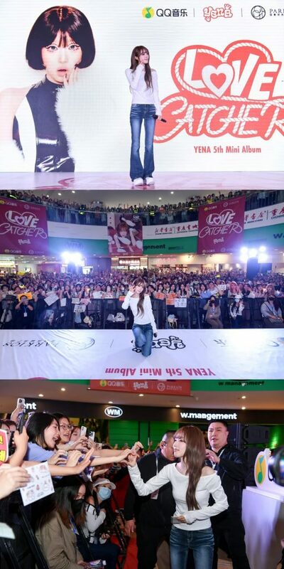 チェ・イェナ、中国主要都市で大規模プロモーション展開