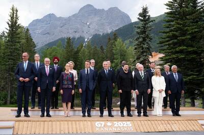「トランプ抜き」のG7、ウクライナ支持を表明 米は共同声明阻止