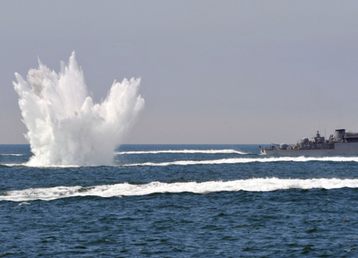 韓国海軍が対潜水艦訓練、哨戒艦沈没後初めて
