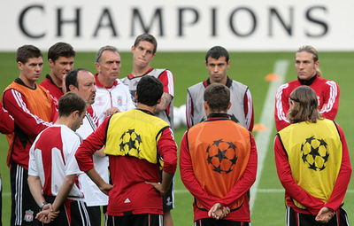 リバプール FCポルトとのCL開幕戦に向けて最終調整