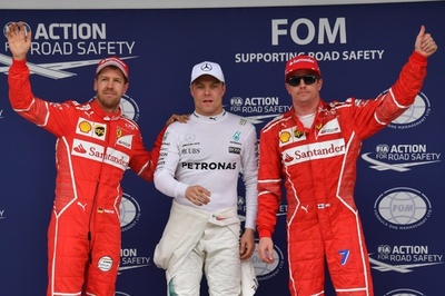 ボッタスがブラジルGPのポール獲得、ハミルトンはクラッシュ