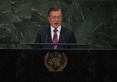 「北朝鮮の努力に国際社会が応える番」 国連総会で文大統領