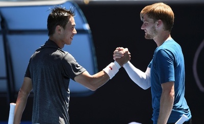 錦織はゴフィンと練習、トップ選手が着々調整 全豪OP