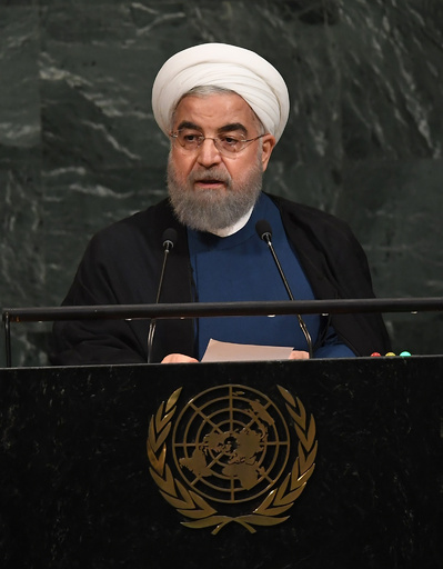 米大統領は「ならず者の新入り」 イラン大統領、国連で核合意擁護