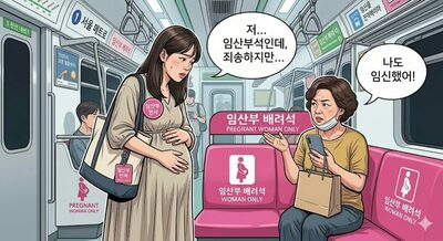 「私も妊娠している」と中年女性が言い訳…韓国・妊婦が地下鉄の優先席で拒絶された顛末