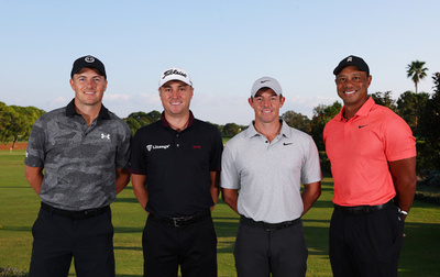 スピース/トーマス組がウッズ/マキロイ組に勝利 ザ・マッチ