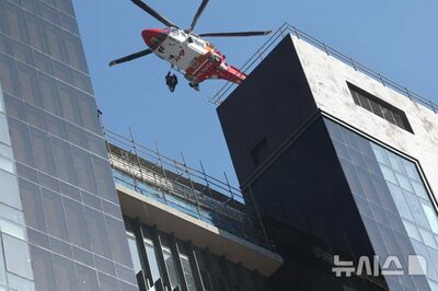 「5km離れた場所からも見えた」…韓国・釜山ホテル工事現場の火災「地下で昼食中“火事だ”の叫び声」