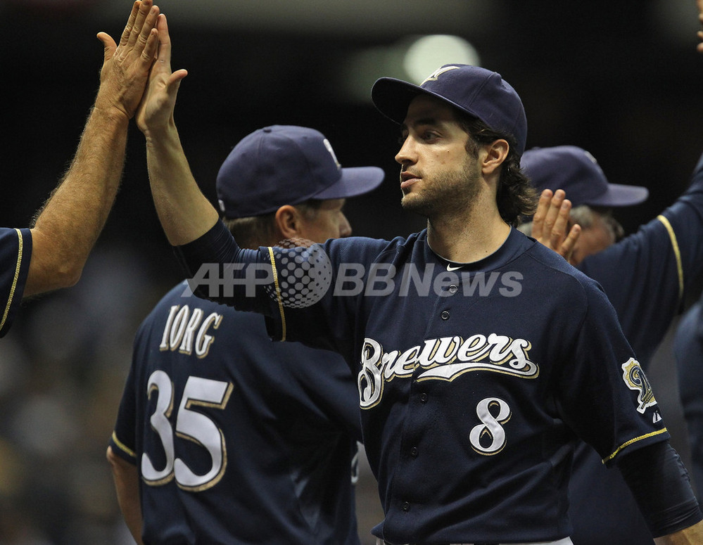 ブルワーズライアンブラウン　ボブルヘッド(2011年ナ・リーグMVP) ブルワーズライアンブラウンボブルヘッド(2011年ナ・リーグMVP)