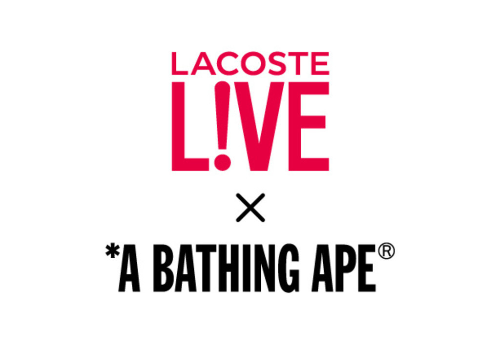 LACOSTE L!VE×A BATHING APE、28日から発売