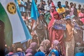 ソマリアの首都モガディシオで行われた、ソマリアから一方的に独立を宣言したソマリランドとエチオピアが覚書に調印したことに抗議するデモ（2024年1月3日撮影）。(c)ABDISHUKRI HAYBE / AFP