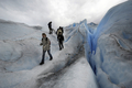 アルゼンチン南部のペリト・モレノ（Perito Moreno）氷河（2008年2月28日撮影）。(c)AFP/Daniel GARCIA