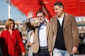 スペイン・バルセロナを訪れたマリアノ・ラホイ首相（右から2人目2017年11月12日撮影）。(c)AFP/Pau Barrena