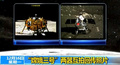 中国国営の中国中央テレビ（CCTV）が放映した、無人月探査機「嫦娥3号（Chang&apos;e-3）」が撮影した無人月面探査車「玉兎号（Jade Rabbit）」（右）と、「玉兎号」が撮影した「嫦娥3号」（左）の画像（2013年12月15日撮影）。(c)AFP/CCTV