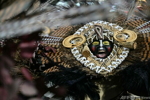 リオのカーニバル、パレード開幕 米アカデミー賞への期待で熱気上昇