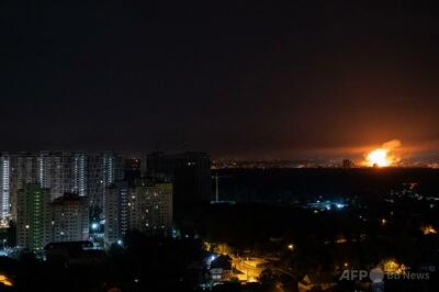 ロシア、2日連続で大規模攻撃 首都キーウで2人死亡