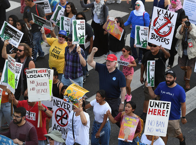 トランプ政権の入国禁止令、米控訴裁が一部施行認める