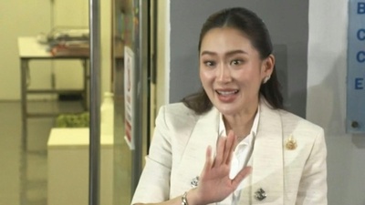 動画:タクシン氏次女、タイ新首相に選出