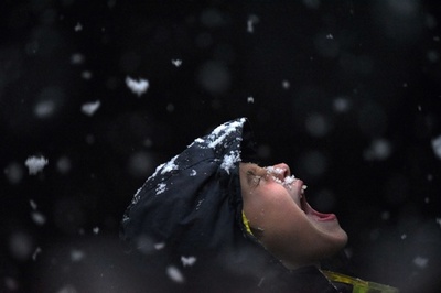 冬到来、ドイツ各地で雪景色