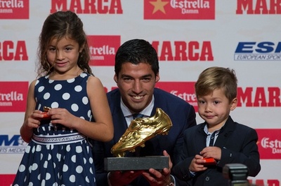 スアレスが欧州得点王獲得、チームメートへの感謝語る