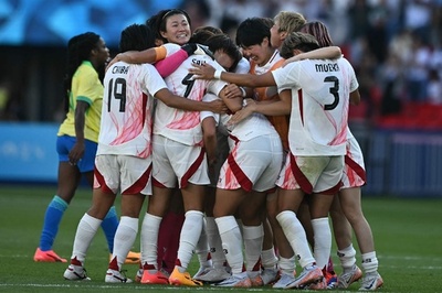 なでしこがブラジルに逆転勝ち、谷川驚愕の決勝弾 パリ五輪サッカー女子
