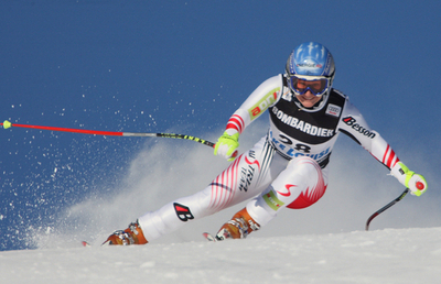 女子滑降・開幕戦・公式練習2回目 ランプフーバーがトップタイム