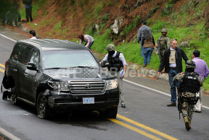 メキシコ警察が米大使館の車を銃撃、犯罪組織と誤認か