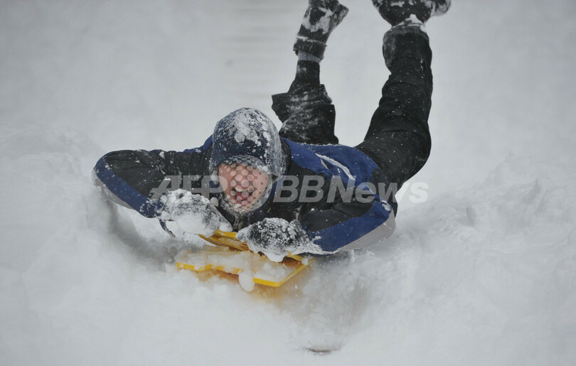 雪化粧のワシントンD.C.