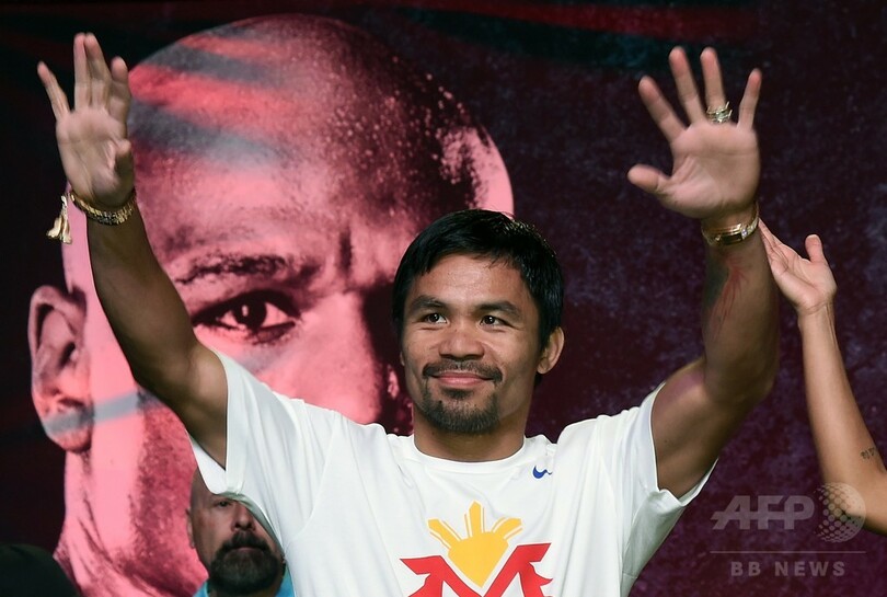 パッキャオ、メイウェザー優位の見方に「闘志がみなぎる」