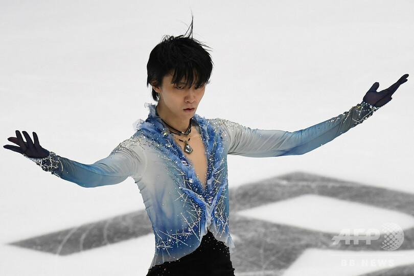 羽生が圧巻の演技で首位発進 Sp世界最高得点を更新 ロシア杯 写真10枚 国際ニュース Afpbb News