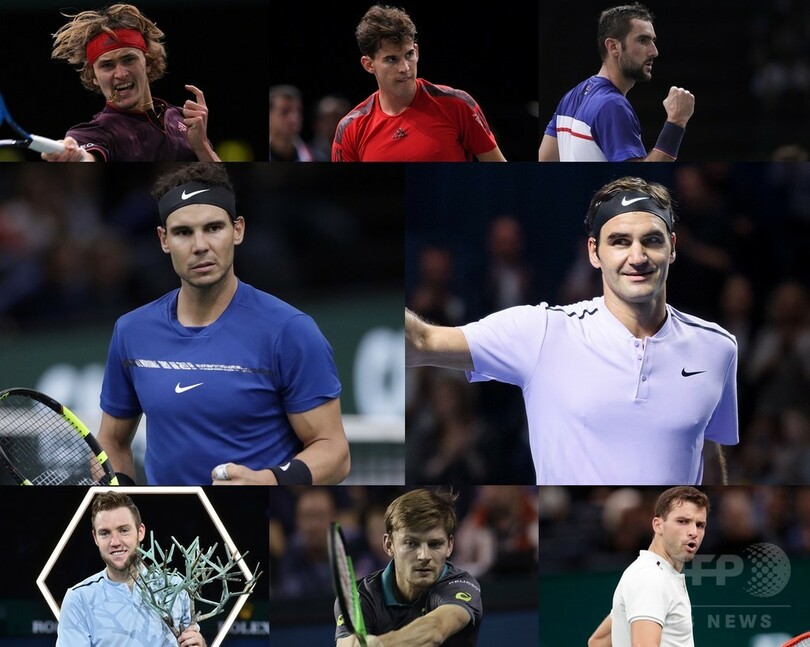 シーズン最終戦ATPファイナル、出場8選手が出そろう 12日開幕