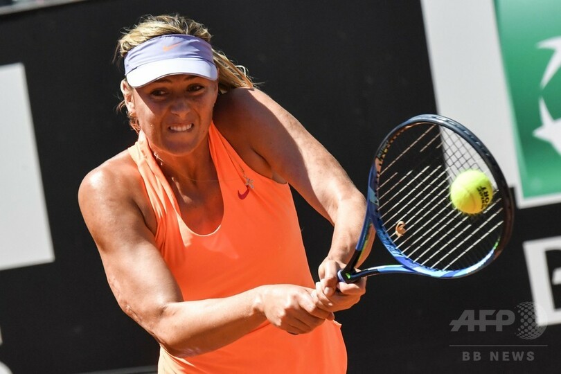 「毎週毎週が勝負」シャラポワ、初戦ストレート勝ち イタリア国際