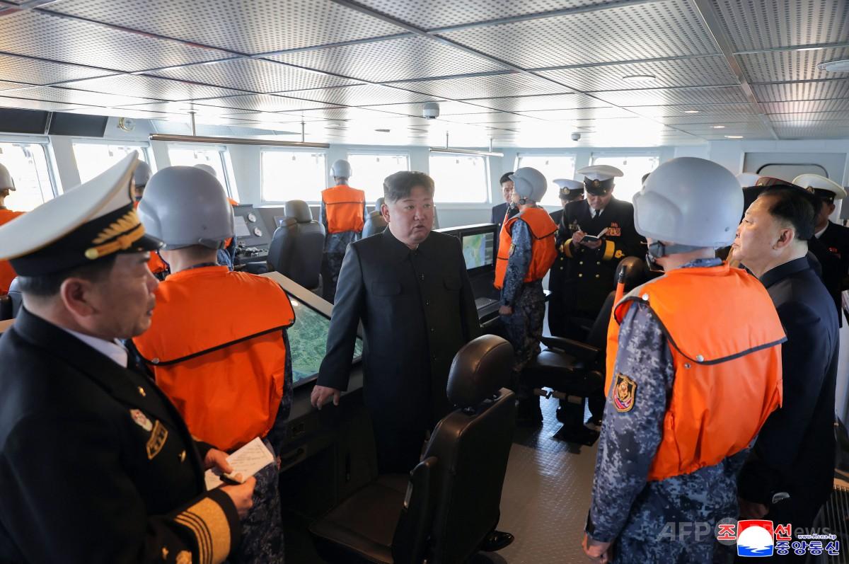 北朝鮮、駆逐艦からミサイル試射 核抑止力強化が「最優先課題」 写真6