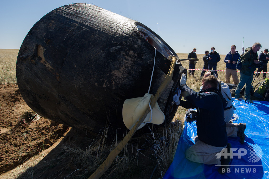 宇宙飛行士が地球に帰還 パンデミック宣言後初 写真25枚 国際ニュース Afpbb News