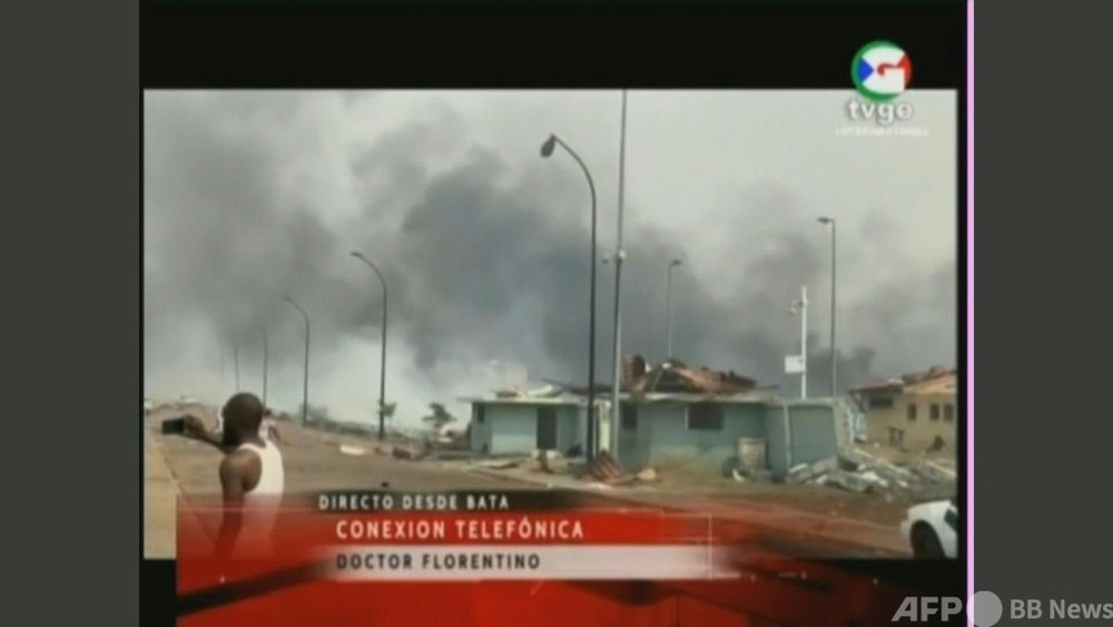 動画：赤道ギニア爆発事故、死者98人・負傷者615人に