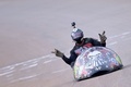 ブラジル・ミナスジェライス州ブルマジニョで行われたソープボックスカートレースの参加者（2022年6月18日撮影）。(c)DOUGLAS MAGNO / AFP