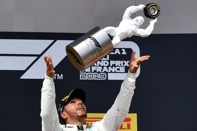 ハミルトンがフランスGPで優勝、メルセデスは連勝を10に伸ばす