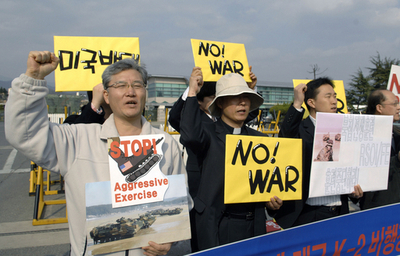 韓米合同軍事演習開催間近 - 韓国