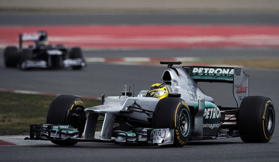 ペレスが3日目トップタイムを記録、バルセロナテスト