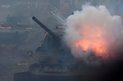 対ナチス戦勝72周年、「ベルリンの戦い」を再現 ロシア